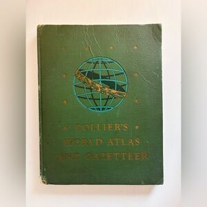 Vintage 1945 Collier's World Atlas and Gazetteer